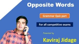Opposite Words in English