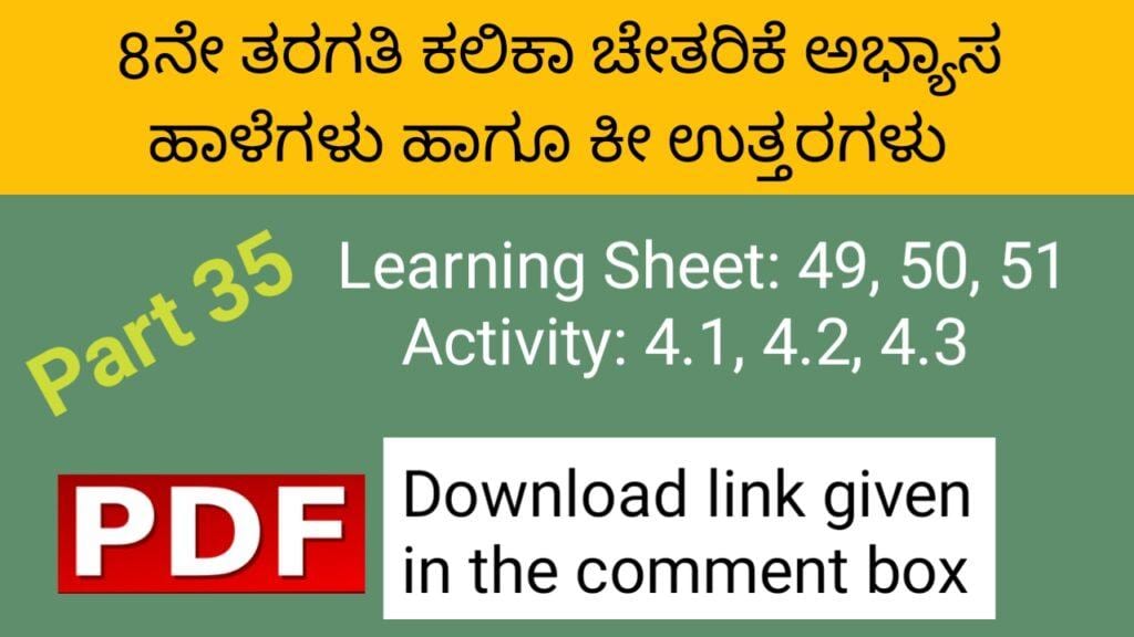 Kalika Chetarike activity 35 for 8th class
