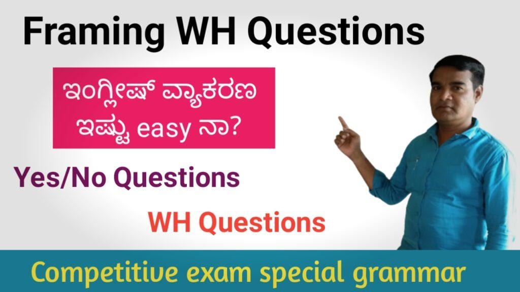 Framing WH Question in English grammar