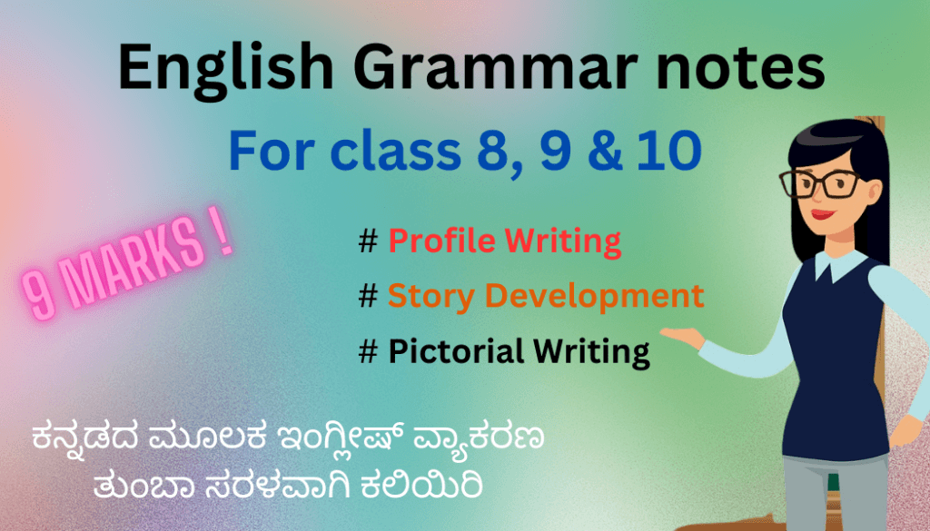 Grammar notes for class 8, 9 and 10 PART 1