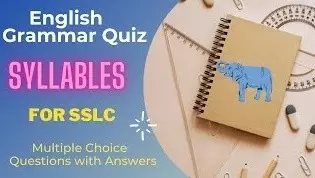 Quiz on th esyllable. Start counting syllable.