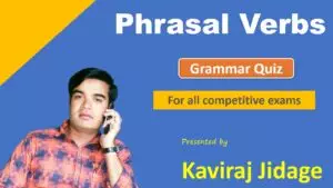 Phrasal verbs