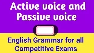 Active voice and passive voice