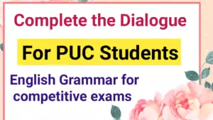 Complete the Dialogue