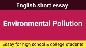 Environmental Pollution