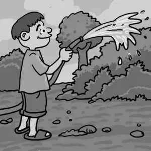 Write a description or an account of what the picture suggests to you in a paragraph.