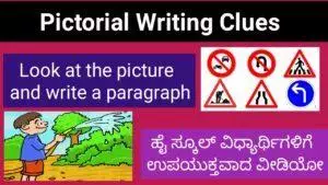 Pictorial writing clues
