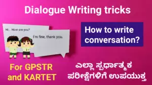 Dialogue writing