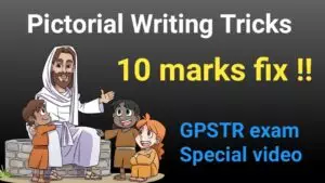 Pictorial writing for GPSTR