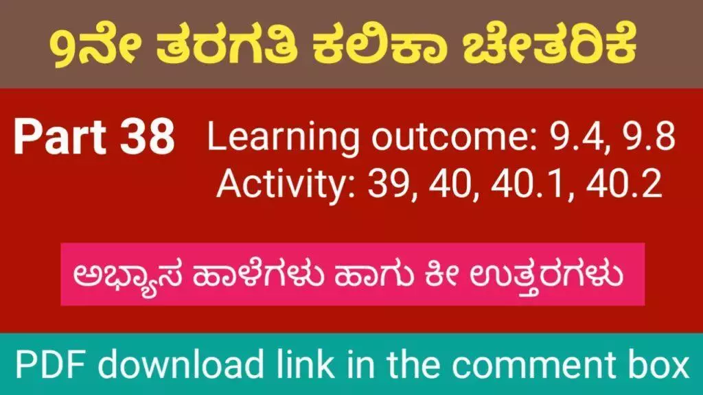 Kalika Chetarike activity 38 for 9th class
