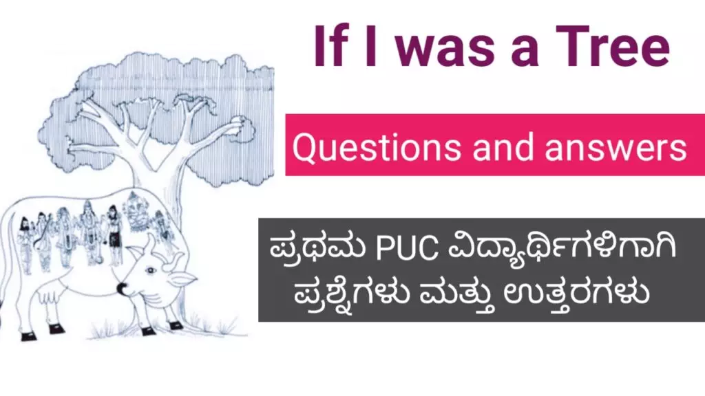 If I was a Tree question and answer
