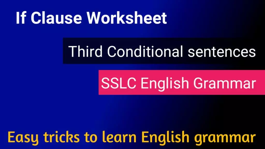 If Clause worksheet