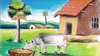 Write a description or an account of what the picture suggests to you in a paragraph.