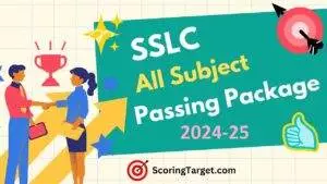SSLC all subject passing package 2025
