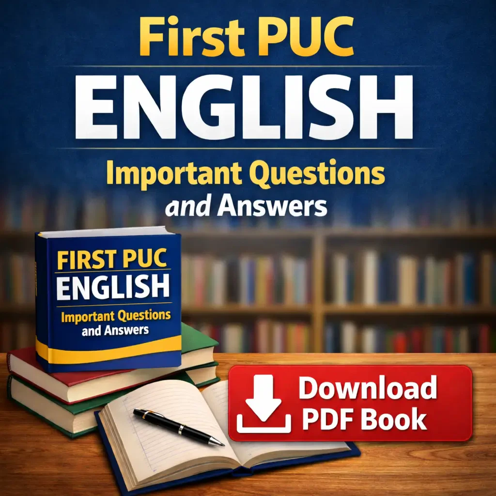 First PUC English Notes PDF Download