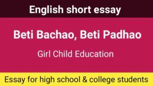 Beti Bachao Beti Padhao